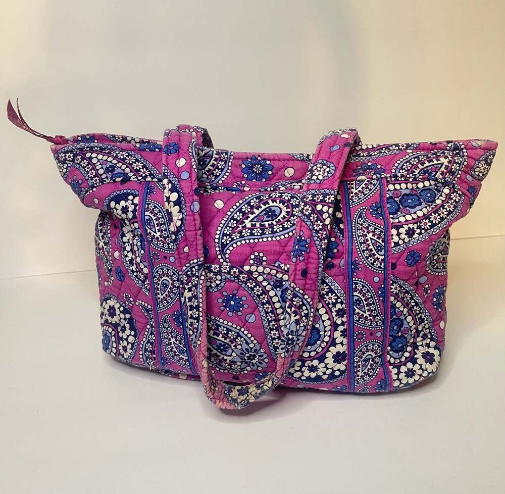 Vera Bradley Quilted “Boysenberry” Tote Bag